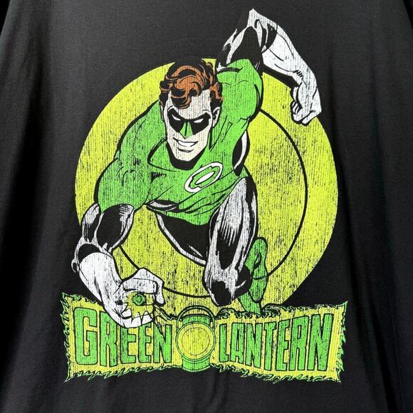 DC Comics Originals Green Lantern 2010 Y2K Distressed NWT T-Shirt Men's Size 2XL - Picture 5 of 10